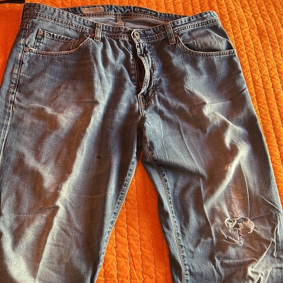 Adriano Goldschmied ‘ the Hero’ men’s relaxed zip fly boot cut ljeans 36x32 - Picture 5 of 6